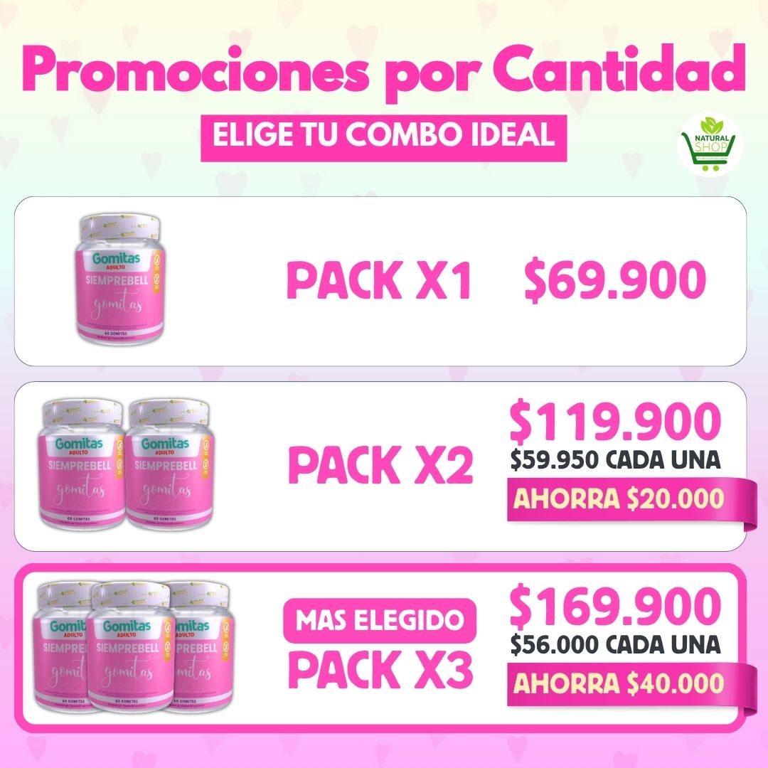 Gomitas BBL SiempreBell