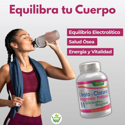 Magnesio y Potasio 5 en 1