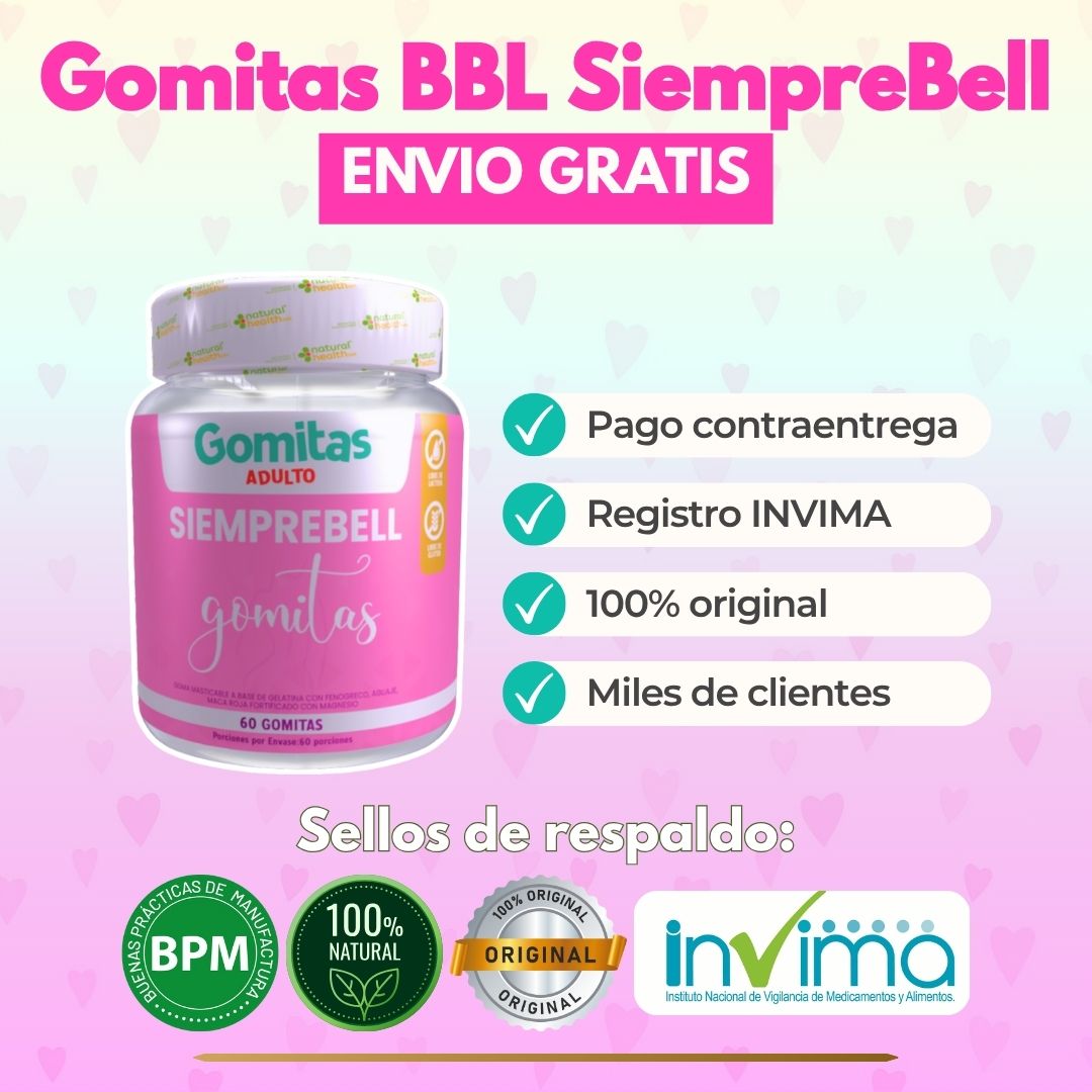 Gomitas BBL SiempreBell