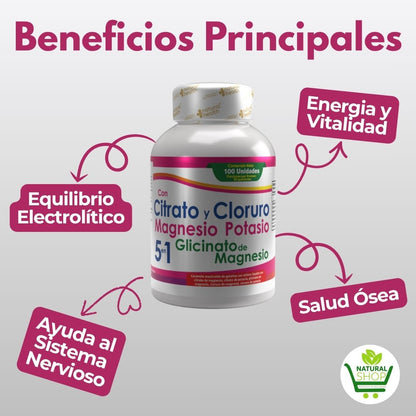 Magnesio y Potasio 5 en 1